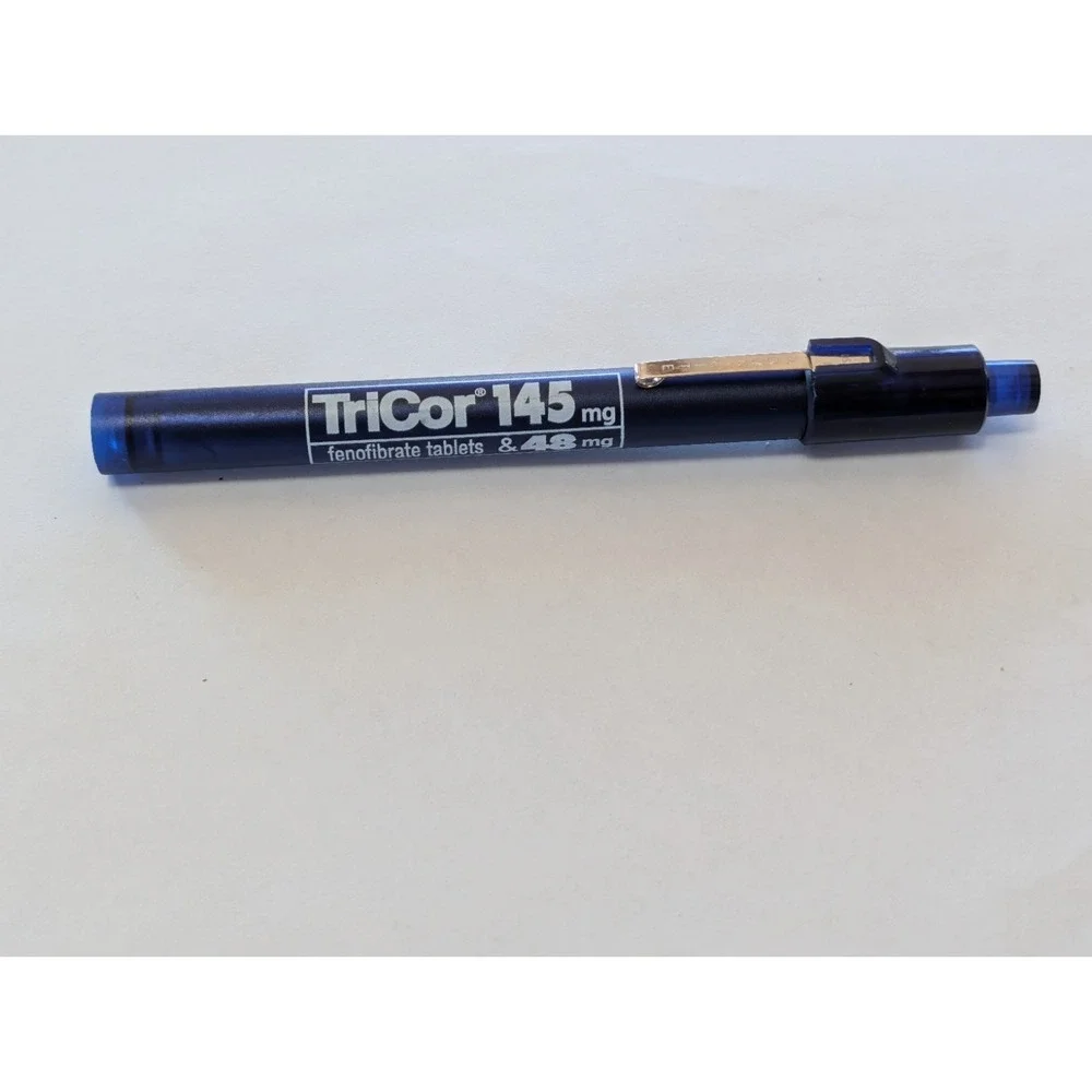 TriCor Pharmaceutical Drug Rep Promo Pen Look A Like Flashlight